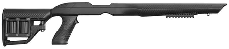 Adaptive Tactical Tac-Hammer RM4 Adjustable Black Stock with Accessory Rail and Magazine Storage for Ruger 10/22