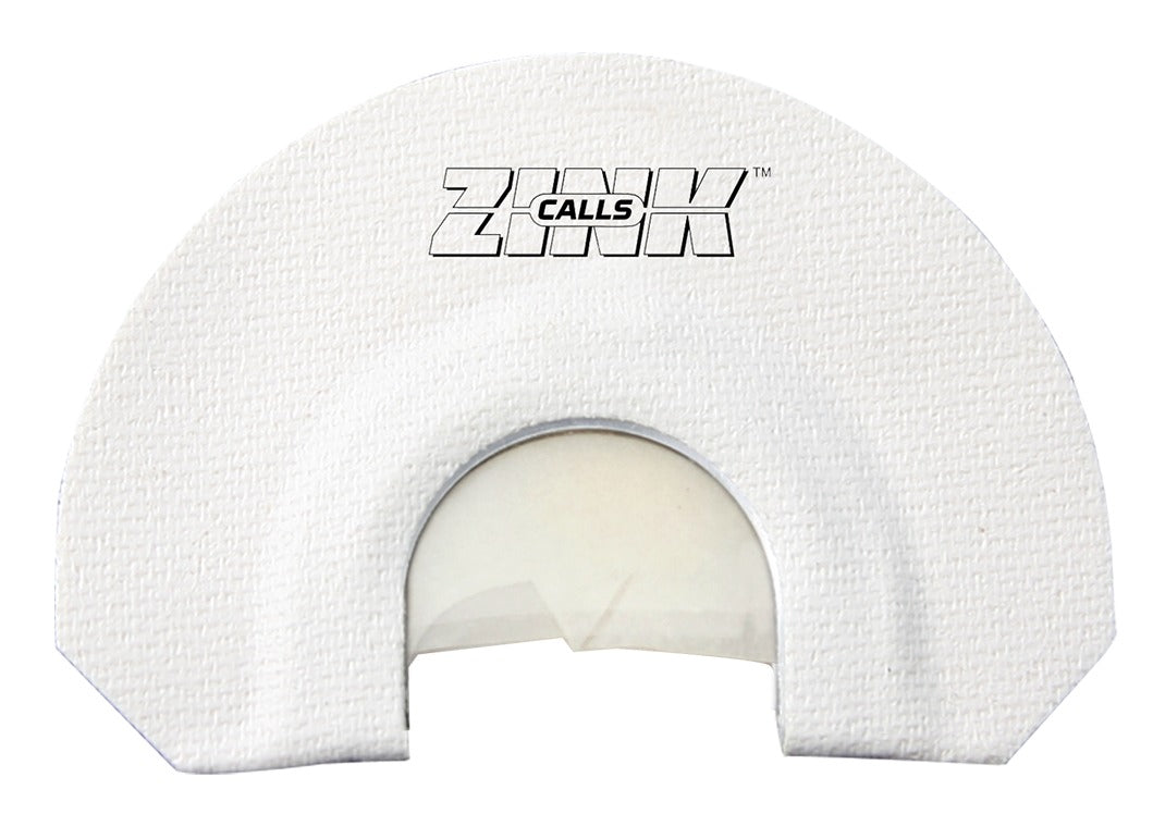 Zink ZNKZNK312 Lucky Lady Turkey Mouth Call V-Notch Triple Reed White Tape Frame