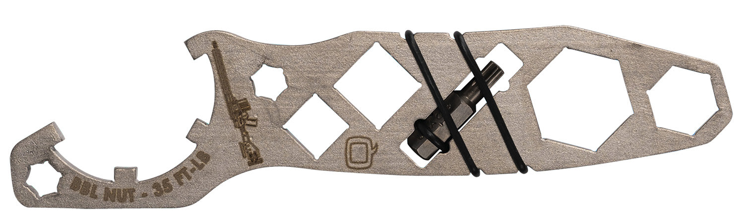 Q LLC The Fix Multi-Tool Stainless Steel Barrel Nut Wrench and Hex Set