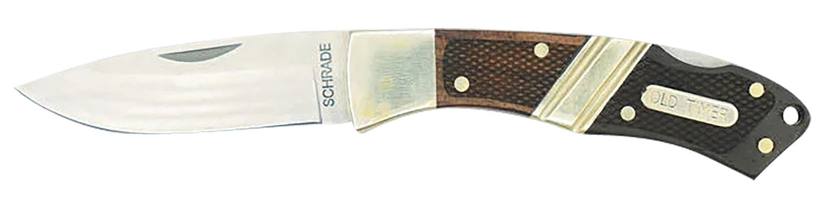 Old Timer Mountain Beaver Jr. Folding Lockback 1181069 2.50" Drop Point 9Cr18MoV SS Ebony Rosewood Handle