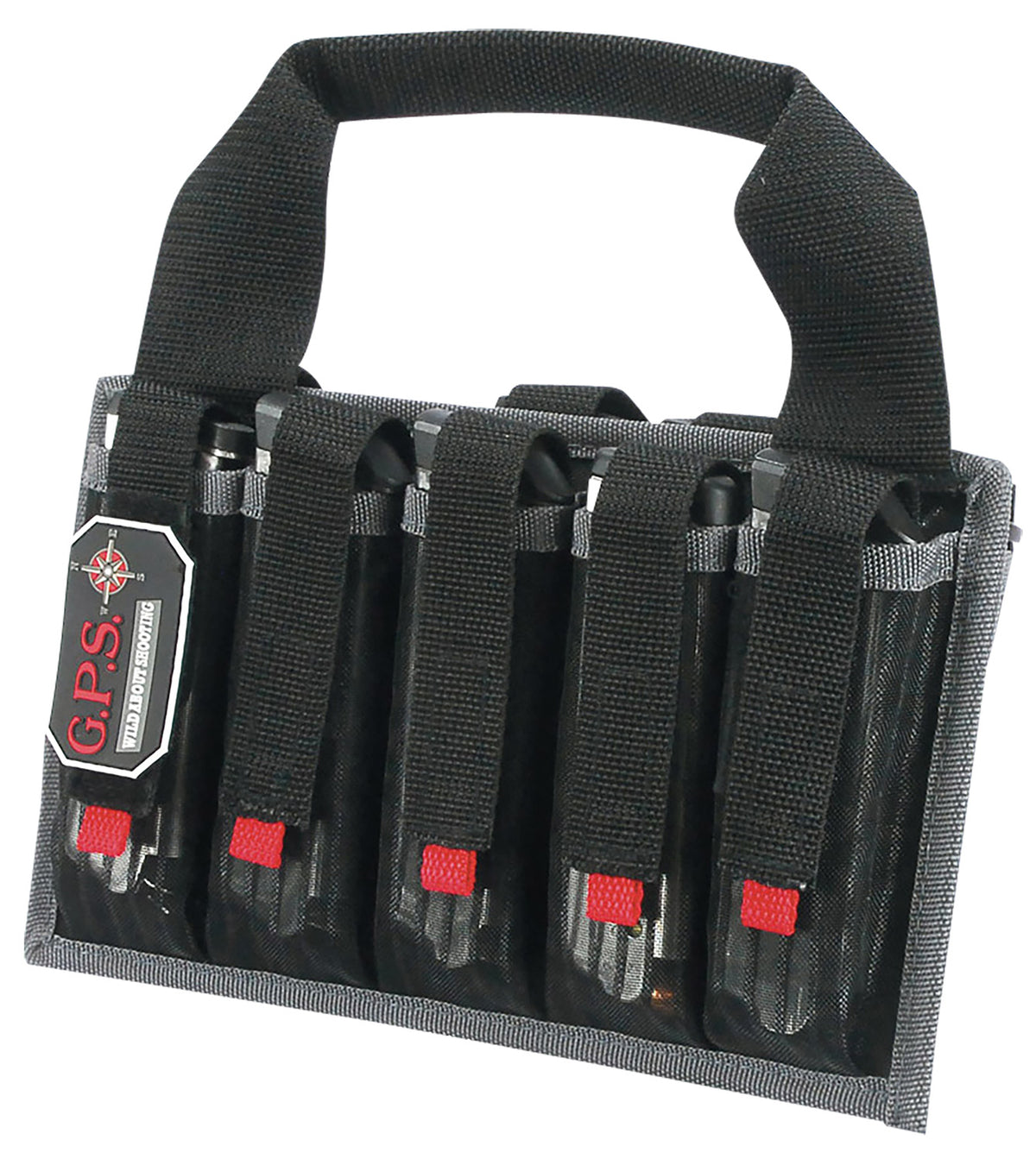 GPS Bags 1006MAG Black Nylon 10 Pistol Magazine Transport Tote
