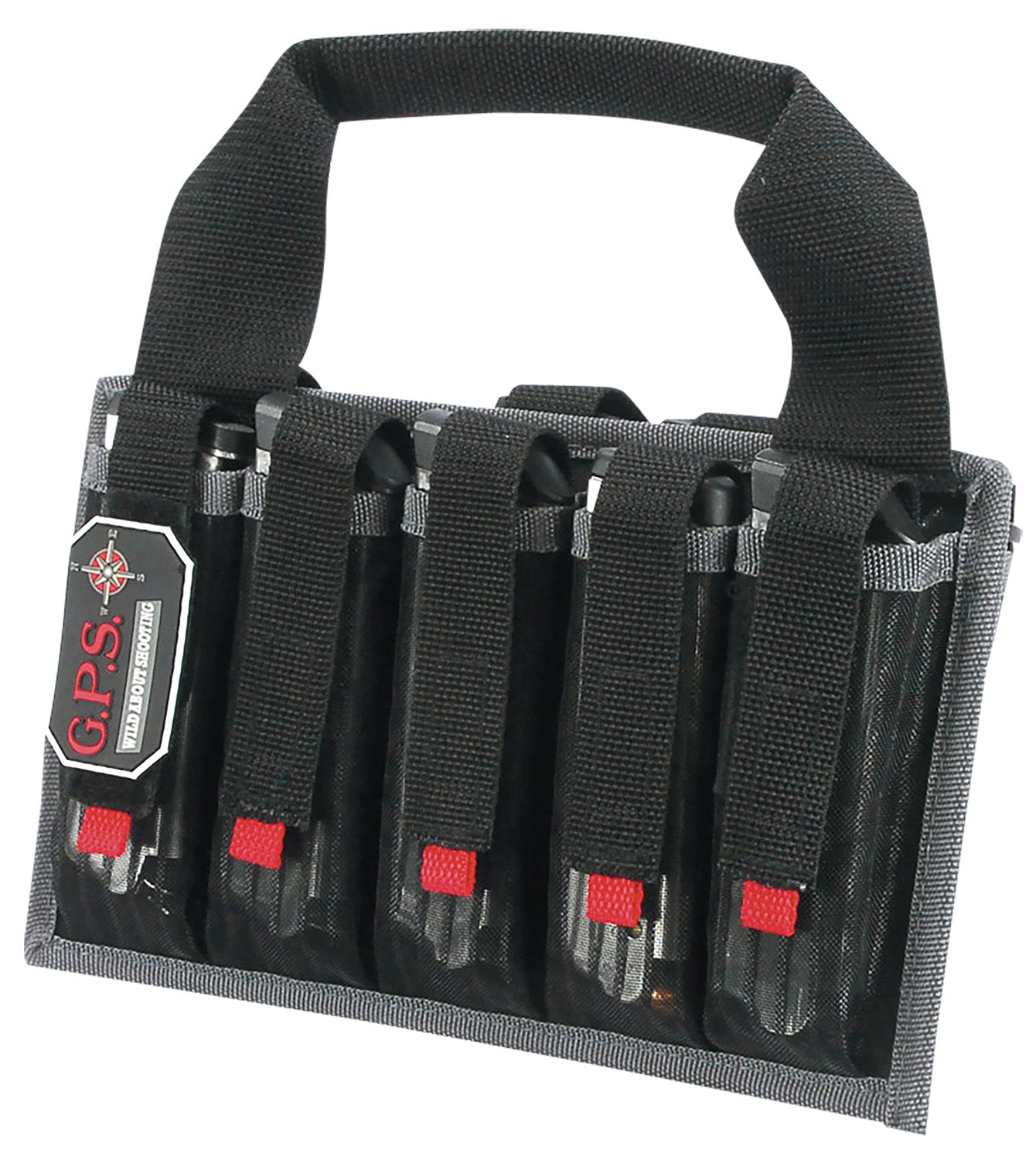 GPS Bags 1006MAG Black Nylon 10 Pistol Magazine Transport Tote