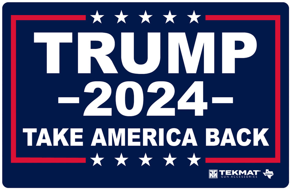 TekMat MAGA Trump 2024 Decorative Rubber Door Mat 25"x42"