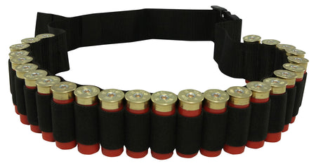 Hunters Specialties 00680 Shotgun Shell Carrier Belt Black Nylon Holds 25 Shells