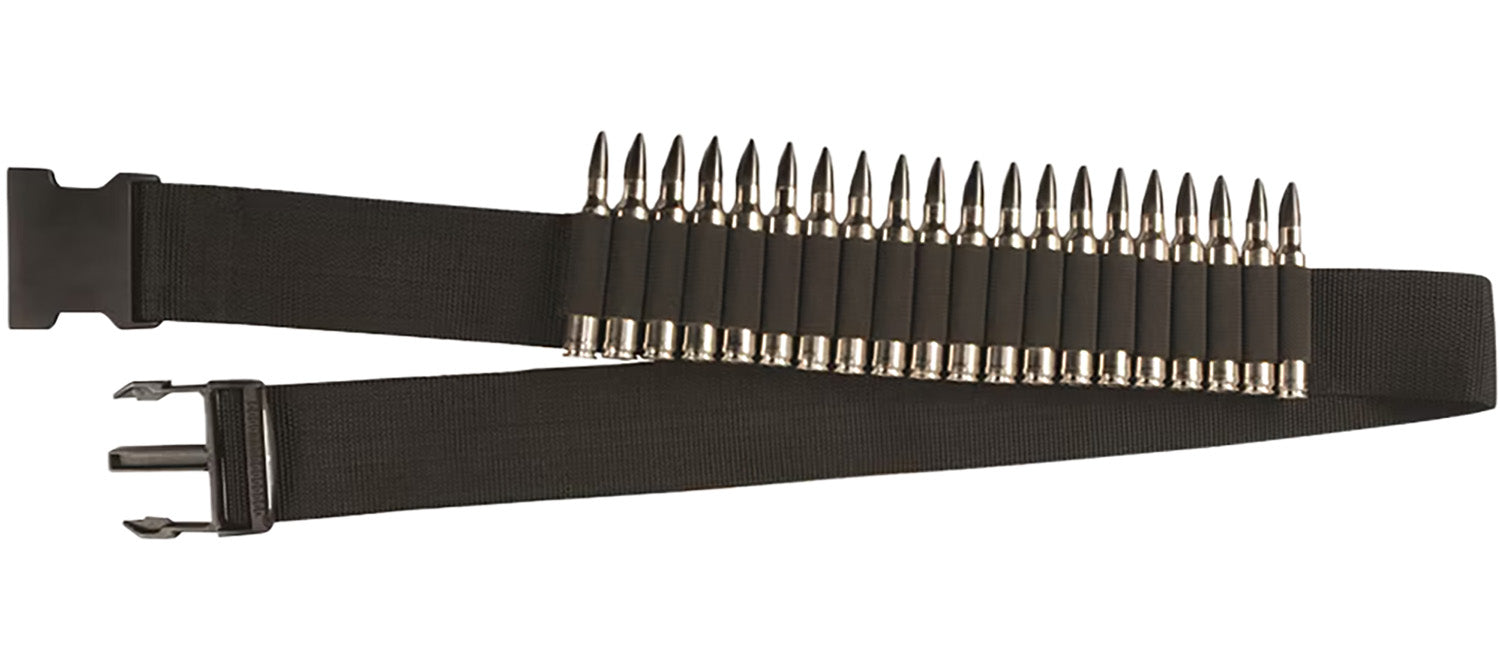 Hunters Specialties 00682 Rifle Cartridge Carrier Belt Black Nylon Webb 20rd