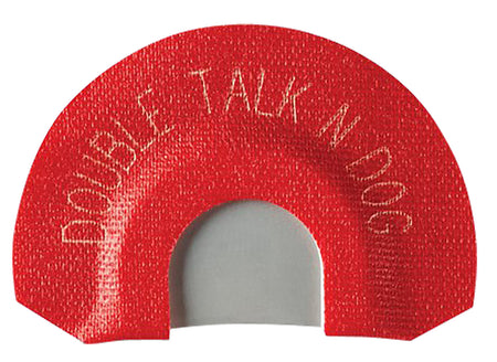 Johnny Stewart Double Talk'n Dog Two-Reed Diaphragm Call Coyote Sounds Distress and Howls Red