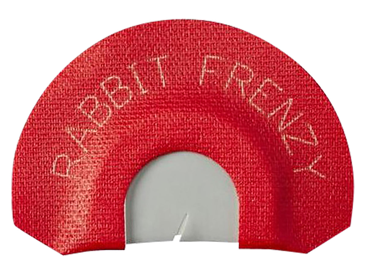 Johnny Stewart Rabbit Frenzy Double Reed Diaphragm Call 45-Degree Cut High-Pitched Distress Sounds Red