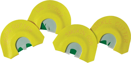 HS Strut Premium Flex Turkey Diaphragm 4-Pack Smokin Gun Triple Trauma and More Infinity Latex Yellow