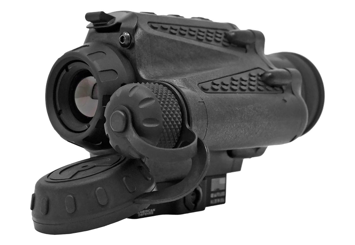 Armasight Jockey 320 Compact Thermal Clip-On 1x Black 60Hz Multi Reticle Zoom 1x-4x