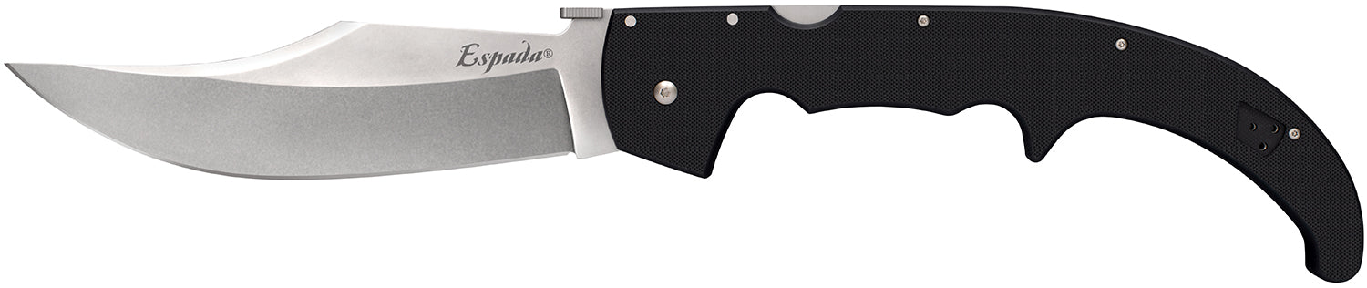 Cold Steel Espada XL 7.5" Folding Clip Point Plain AUS-10A SS Blade G10 Handle w/ Belt Clip