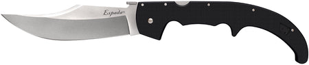 Cold Steel Espada XL 7.5" Folding Clip Point Plain AUS-10A SS Blade G10 Handle w/ Belt Clip