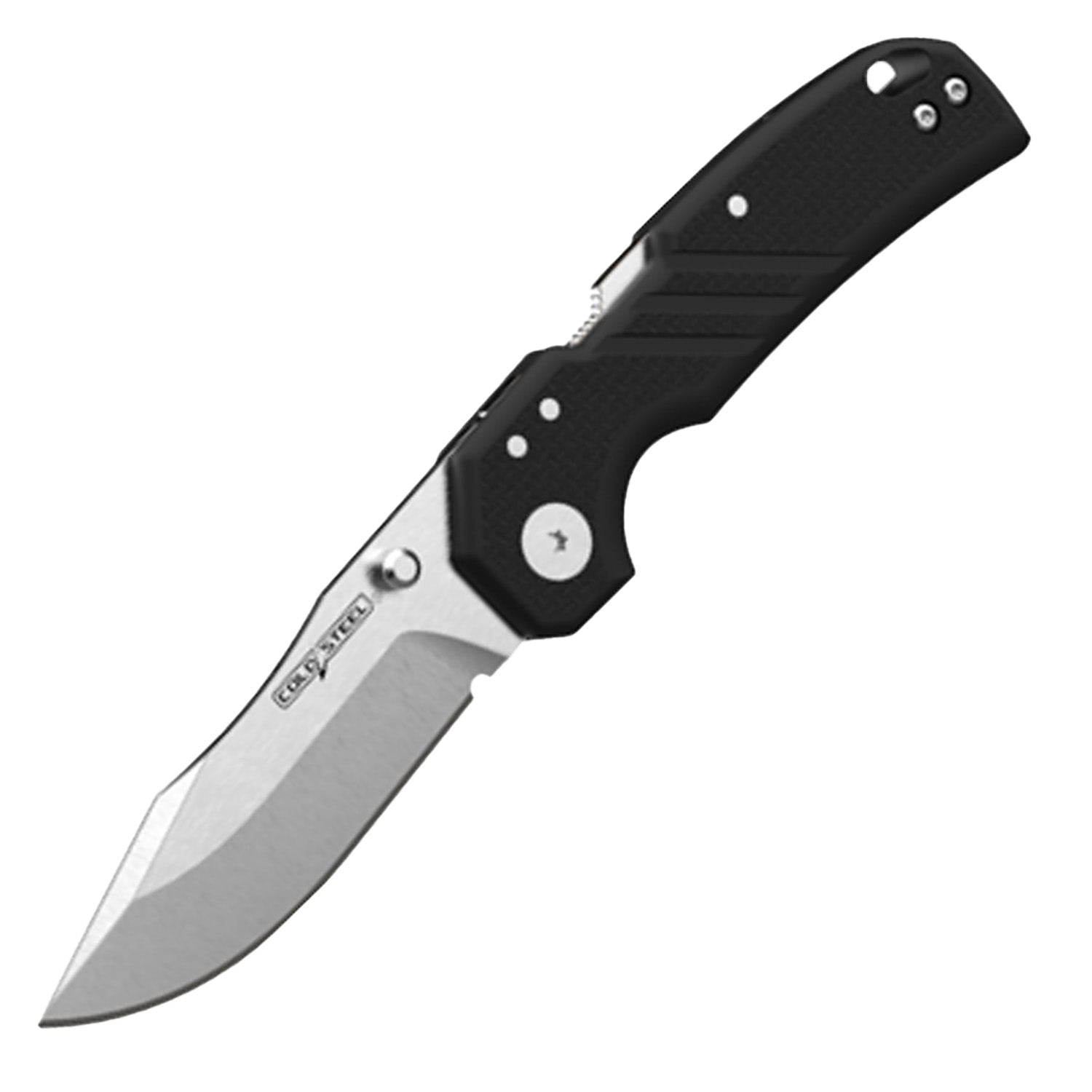 Cold Steel Engage 3" Folding Clip Point Plain Satin S35VN SS Blade Black G10 Handle w/ Belt Clip