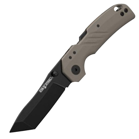 Cold Steel Engage 3" Folding Tanto Black PVD Stonewashed 4116 SS Blade Flat Dark Earth GFN Handle w/ Belt Clip