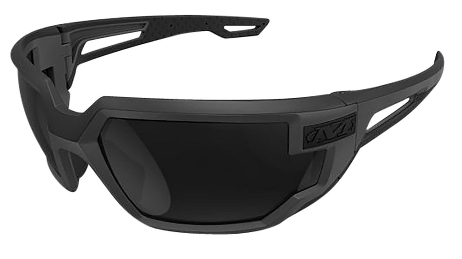 Mechanix Wear Type-X OSFA Ballistic Resistant Safety Glasses Black Lens Black Frame