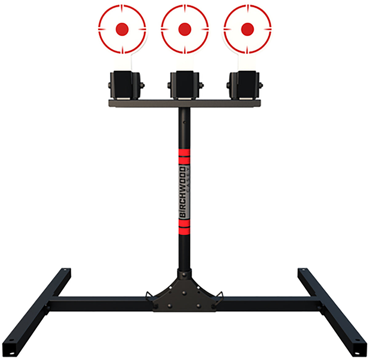 Birchwood Casey 3TPR AR500 Steel 6" Self-Resetting Plate Rack Target with Folding Stand