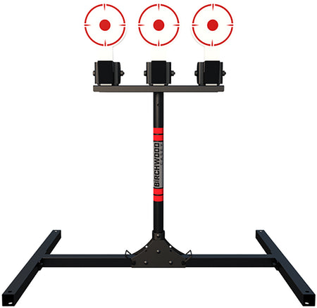 Birchwood Casey 3TPR AR500 Steel 6" Self-Resetting Plate Rack Target with Folding Stand