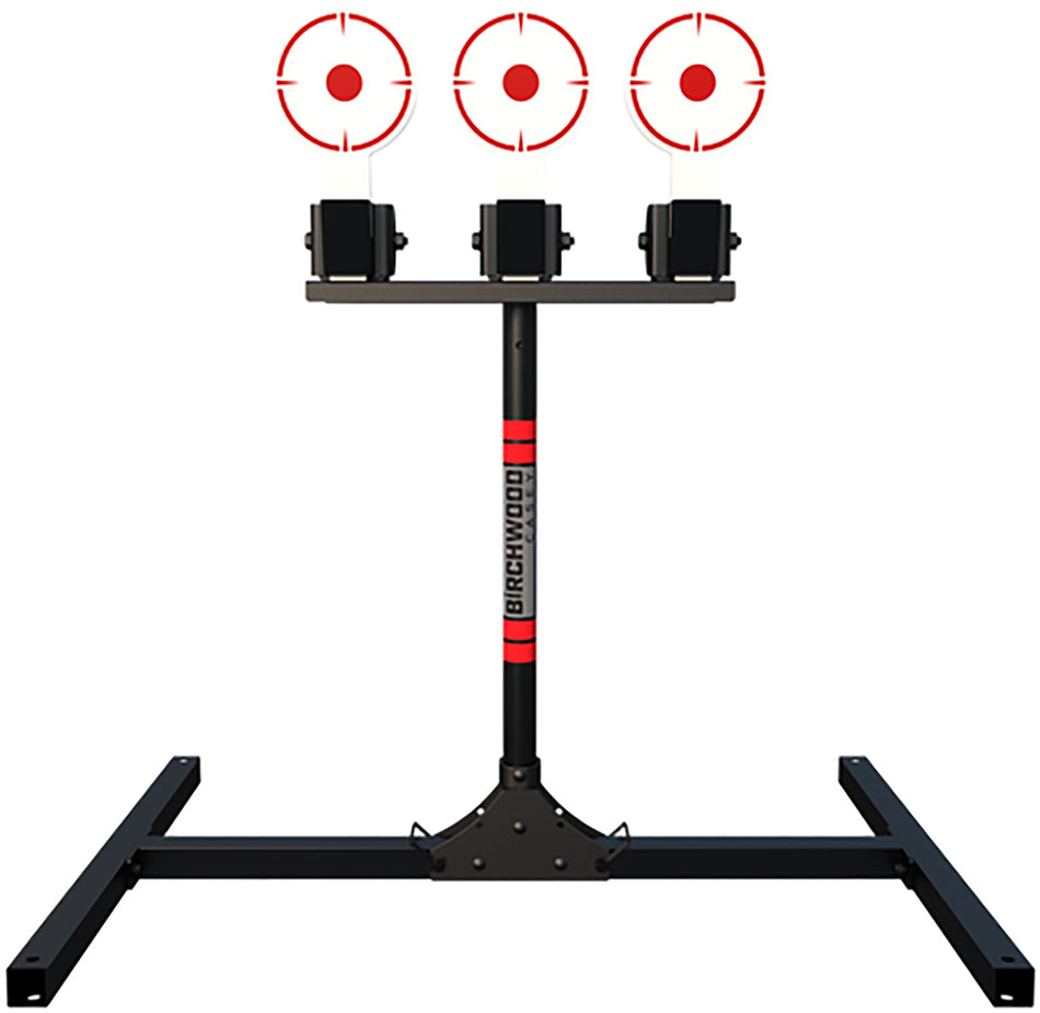 Birchwood Casey 3TPR AR500 Steel 6" Self-Resetting Plate Rack Target with Folding Stand