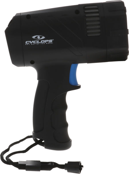 Cyclops Revo X-30 Black 3000 Lumens Clear/Red Cree LED Rechargeable Spotlight