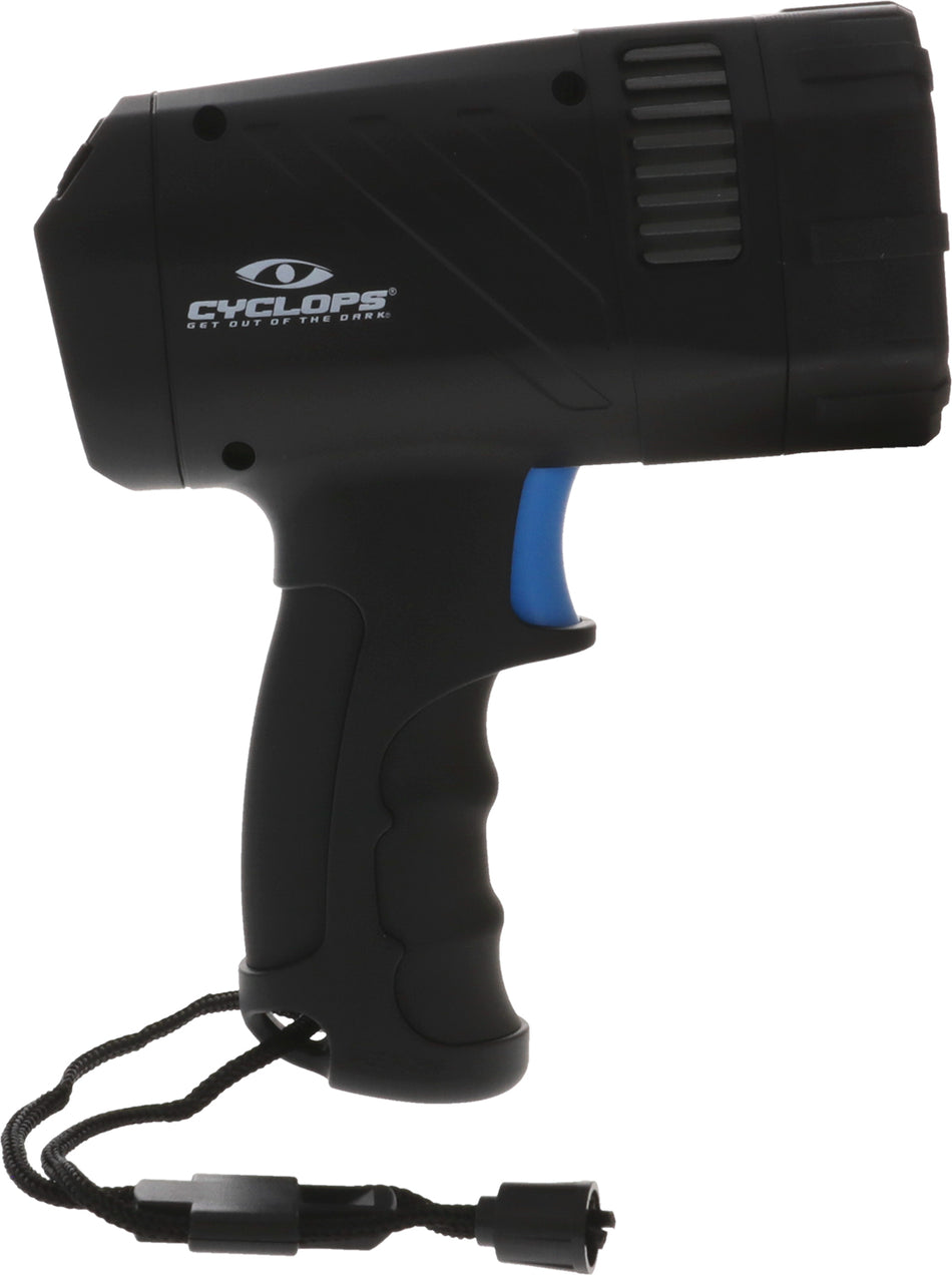 Cyclops Revo X-30 Black 3000 Lumens Clear/Red Cree LED Rechargeable Spotlight