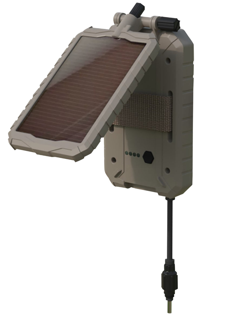 HME SOLP5X Solar Power Panel 5K Brown Compatible w/ Stealth Cam/Muddy/WGI/Browning/Spypoint