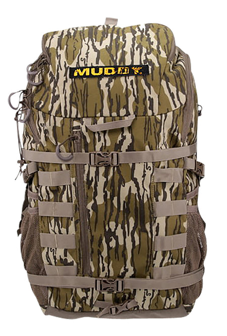 Muddy Pro 1500 Hunting Pack with Mesh Pockets Mossy Oak Bottomlands MUD-BPK-1500MO