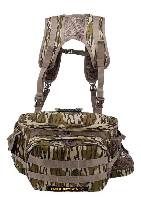 Muddy Pro Lumbar 500 4-Configuration Hunting Pack Mossy Oak Bottomlands MUD-BPK-LMBR