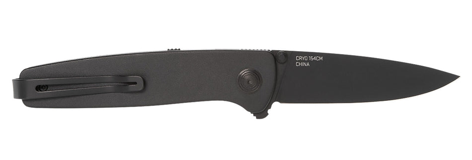 SOG Twitch III 3.10" Drop Point Black TiNi 154CM Stainless Blade Black Textured Aluminum Handle Assisted Opening Knife