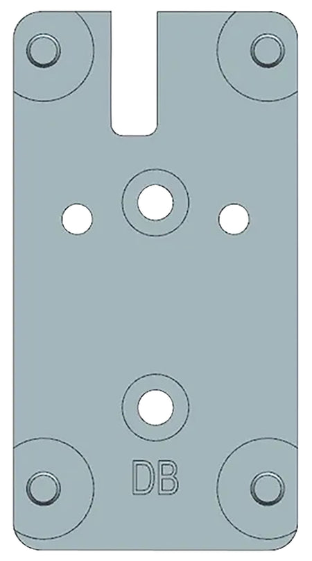 Beretta USA EUS03061 Black Optic Mount Plate APX A1 Carry Vortex Venom Burris FastFire Pattern