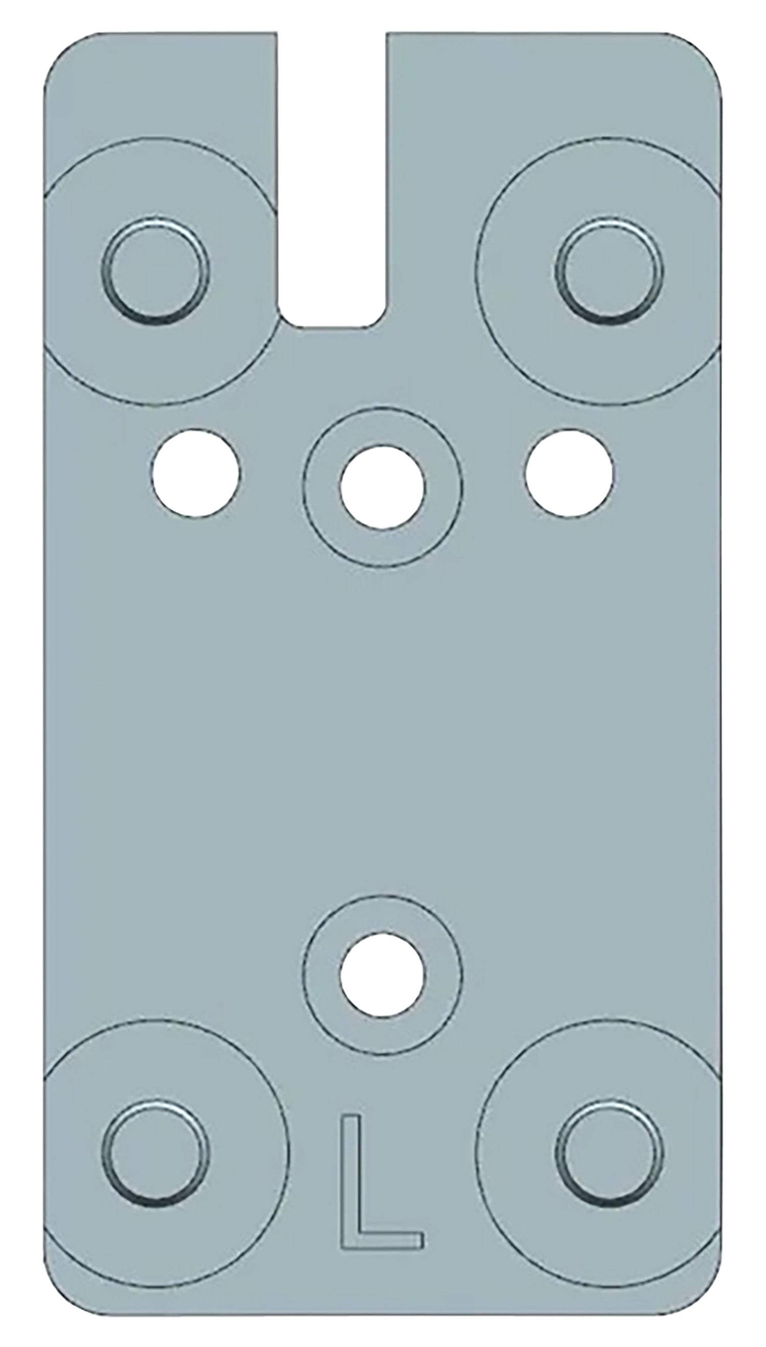 Beretta USA EUS03051 Silver Optic Mount Plate Beretta 90/92 Leupold Pattern