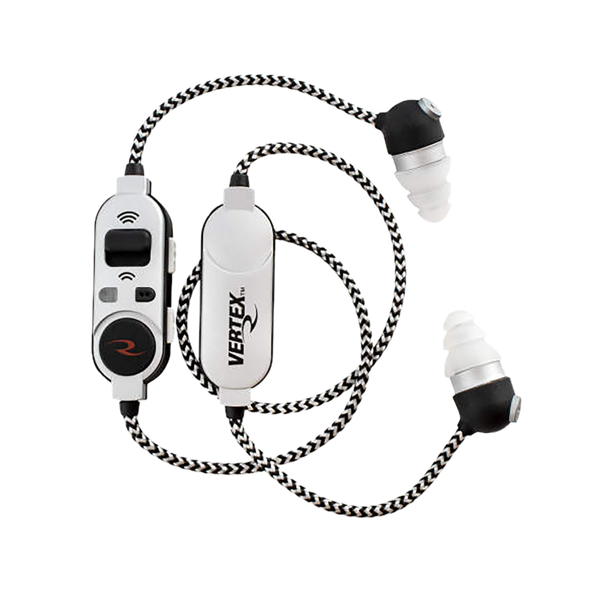 Radians Vertex Electronic Earbuds Hearing Protection 25 dB Black/Gray In The Ear