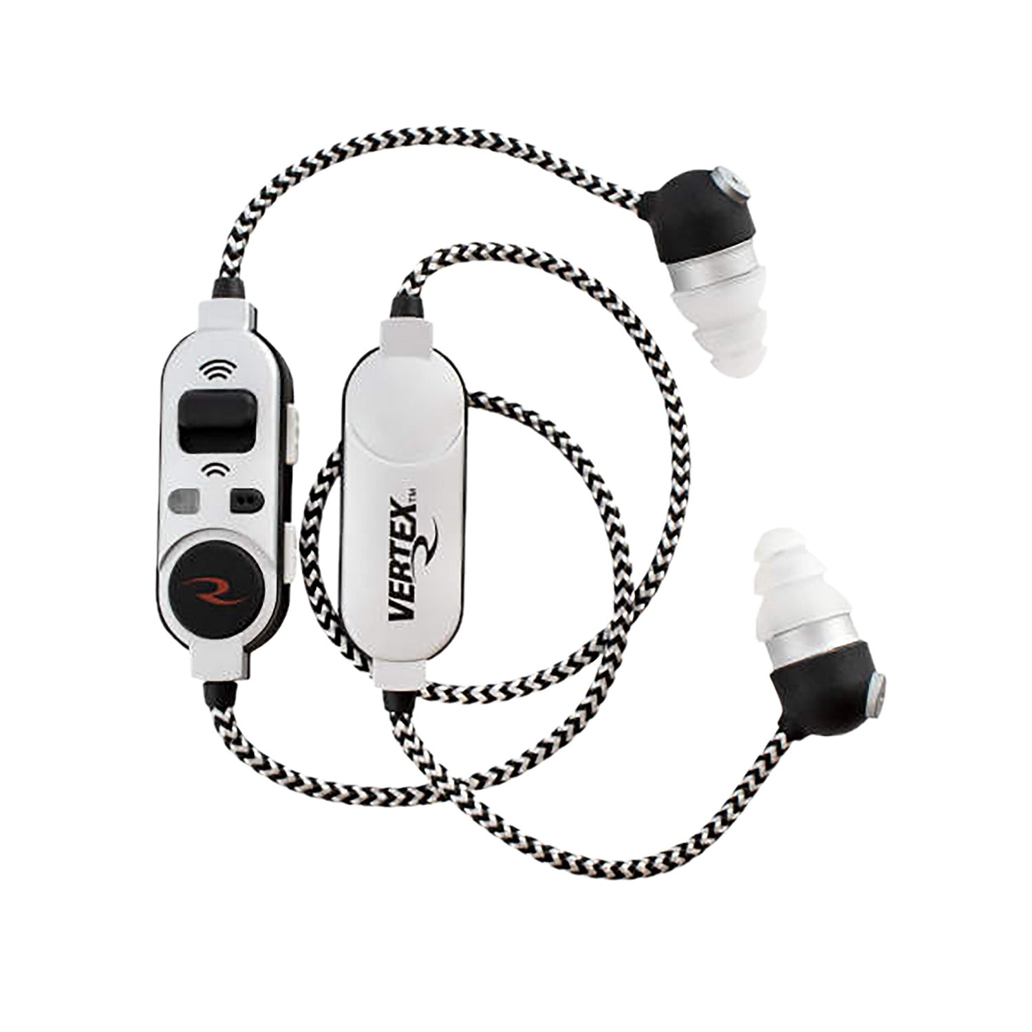Radians Vertex Electronic Earbuds Hearing Protection 25 dB Black/Gray In The Ear
