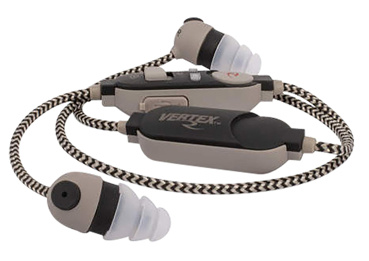 Radians Vertex Electronic Earbuds Hearing Protection 85 dB Black/Gray In The Ear