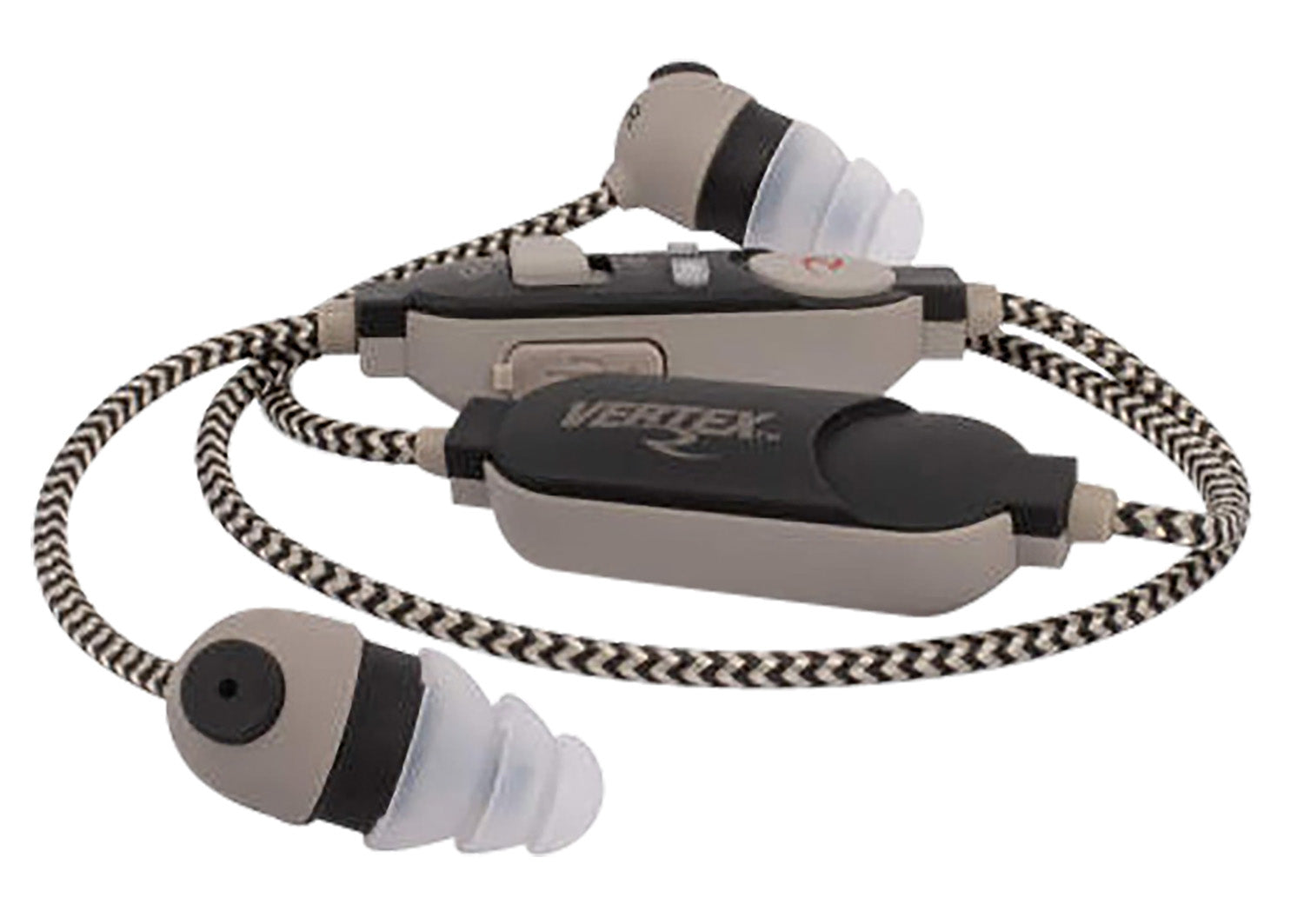 Radians Vertex Electronic Earbuds Hearing Protection 85 dB Black/Gray In The Ear