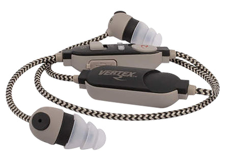 Radians Vertex Electronic Earbuds Hearing Protection 85 dB Black/Gray In The Ear
