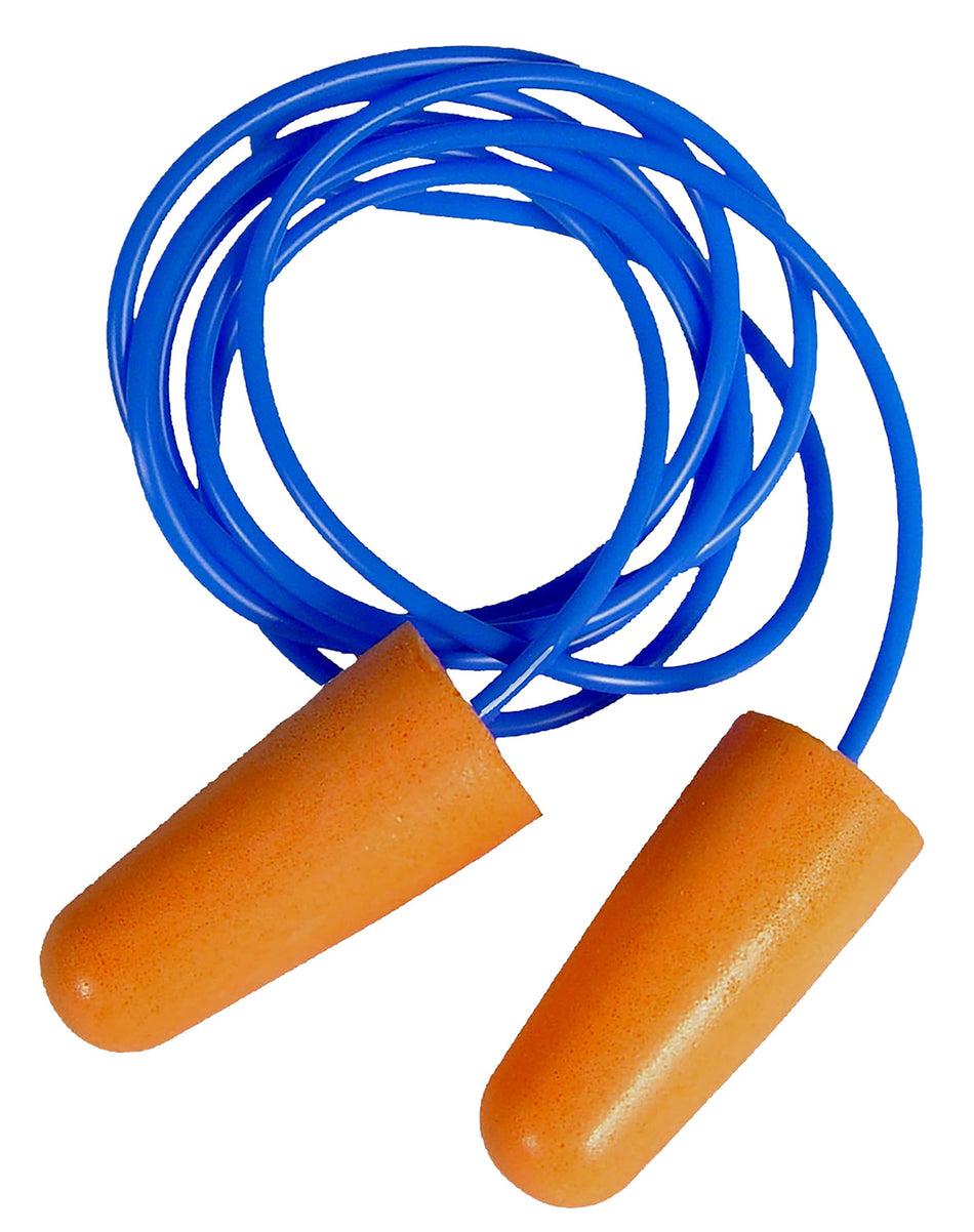 Radians FP8100BP 32 dB Corded Foam Ear Plugs Orange 3-Pair Pack