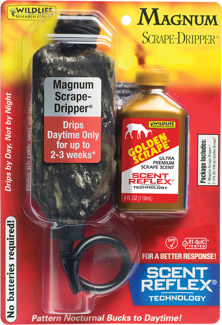 Wildlife Research Magnum Scrape-Dripper 4 oz Golden Combo Deer Attractant Dripper