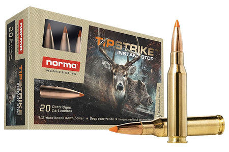 Norma Dedicated Hunting Tipstrike Polymer Tip 160 Grain 7mm-08 Remington 2690 fps