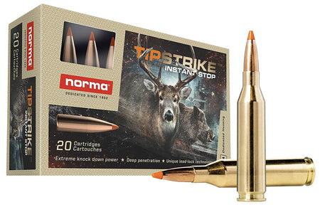 Norma Dedicated Hunting Tipstrike Polymer Tip 76 Grain .243 Winchester 3445 fps