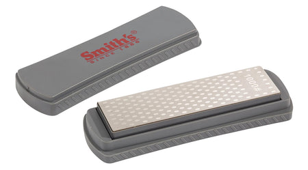Smiths Products 51312 6-Inch DualGrit Double-Sided Diamond Sharpener Stone Medium/Fine Gray