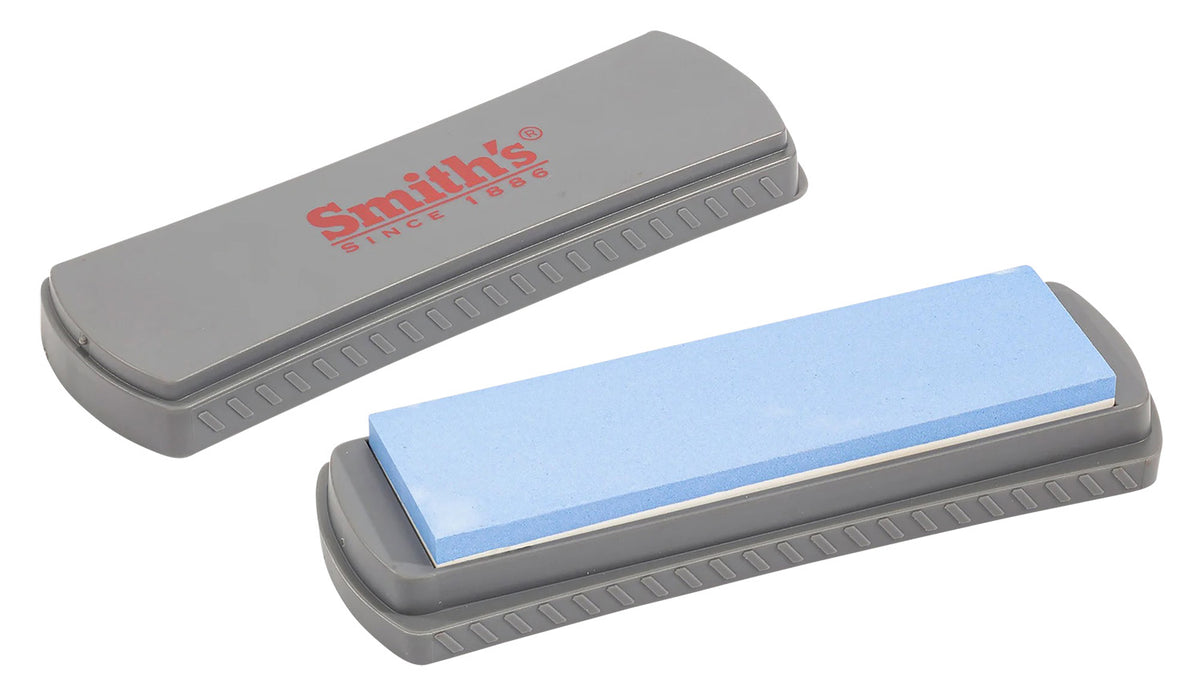 Smiths Products 51314 DualGrit 6" Two-Sided Whetstone Sharpener Medium Gray