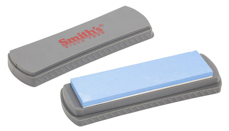 Smiths Products 51314 DualGrit 6" Two-Sided Whetstone Sharpener Medium Gray