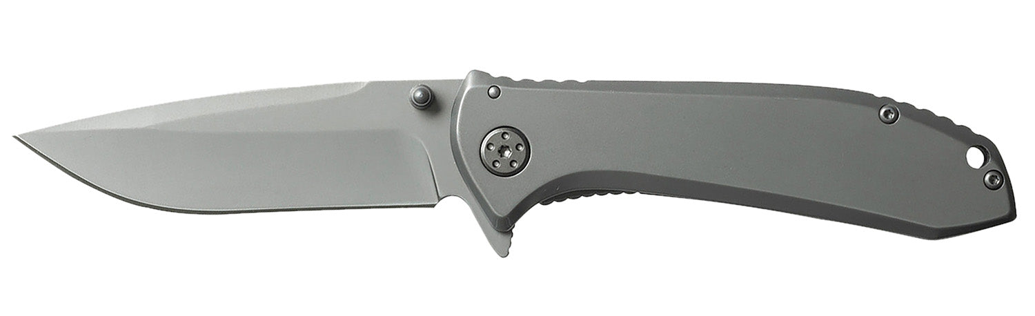 Smith's Products Titania II 51010 3.50" Drop Point Folding Knife Titanium Coated SS Blade and Pocket Clip