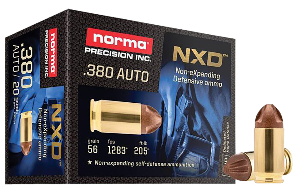 Norma Self Defense NXD 56 Grain .380 ACP/Auto 1283 fps
