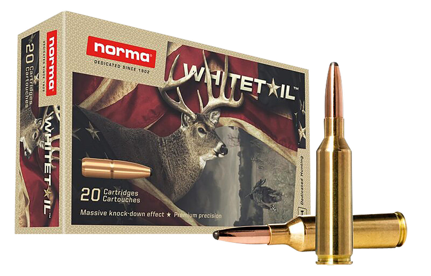 Norma Dedicated Hunting Whitetail Pointed Soft Point 140 Grain 6.5 PRC 2887 fps