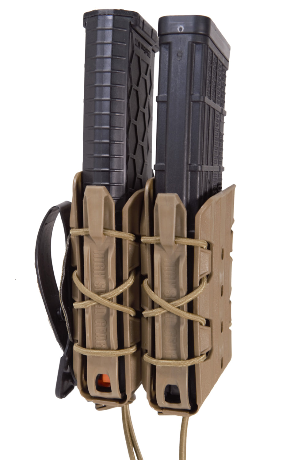 High Speed Gear Polymer X2R TACO V2 Double Rifle Magazine Pouch Coyote Brown Belt MOLLE