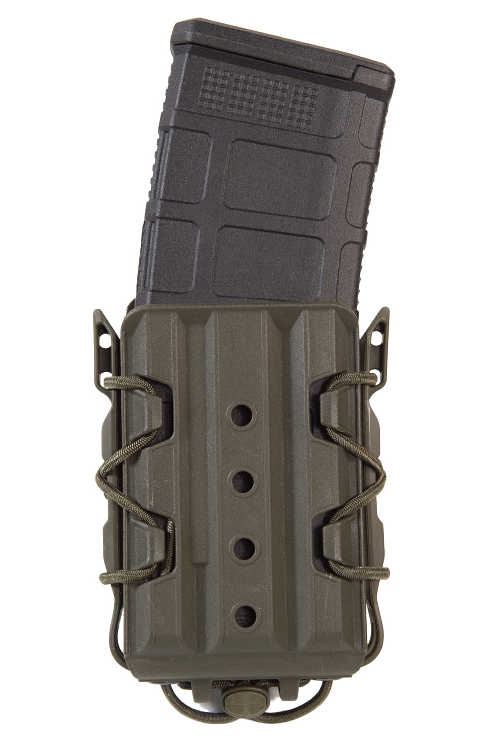 High Speed Gear Polymer TACO V2 Rifle Magazine Pouch OD Green 2" Belt Clip MOLLE Mount