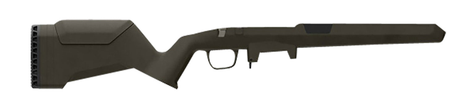 Magpul Hunter Lite OD Green Purpose-Built Stock with Aluminum V-Bedding Block for Savage AXIS SA