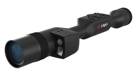 ATN X-Sight 5 LRF Night Vision Scope Black Anodized 5-25x 30mm Tube Gen 5 Smart Reticle