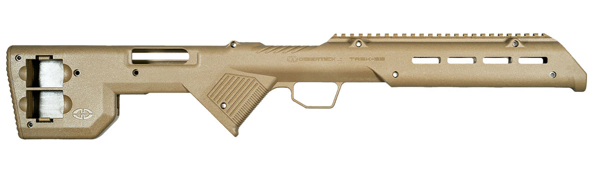 Desert Tech TRK22FDE Trek-22 Ruger 10/22 Bullpup Chassis Flat Dark Earth Impact-Resistant Polymer 26.75" OAL