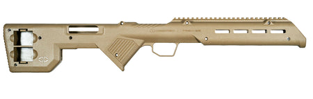 Desert Tech TRK22FDE Trek-22 Ruger 10/22 Bullpup Chassis Flat Dark Earth Impact-Resistant Polymer 26.75" OAL